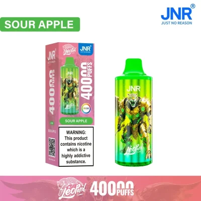 JNR Léopard 40K Sour Apple | 40000 Puffs Disposable Vape